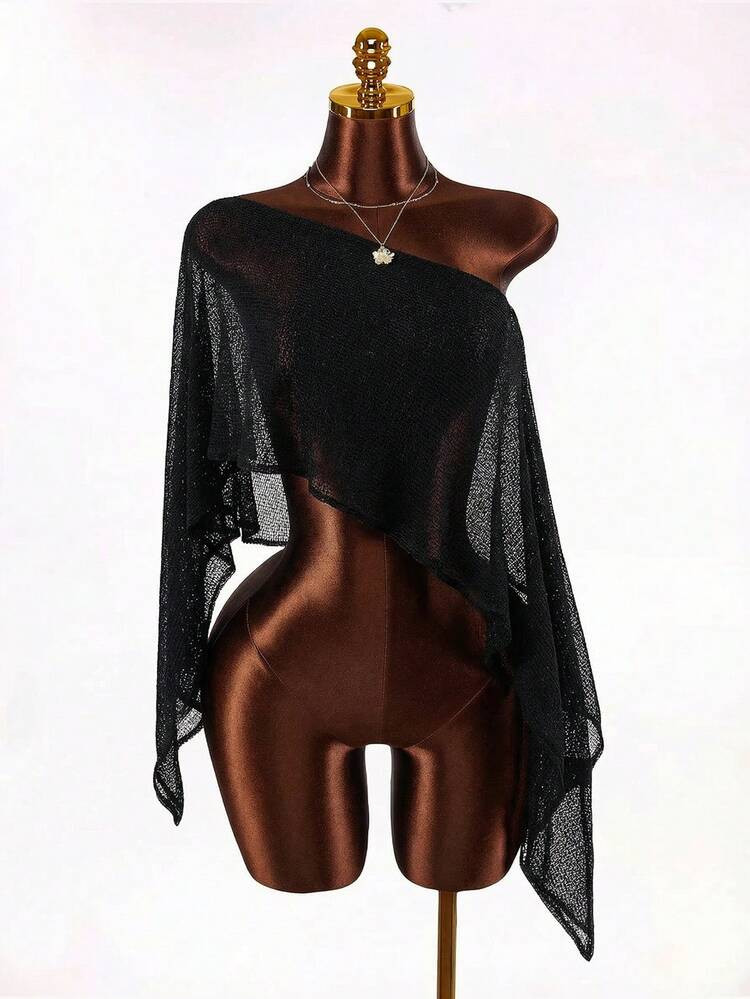 Women's Pink Faux Fur Shawl, Versatile Shoulder Wrap, Suitable For Swimsuit Cover-Up, Daily Wear, Beach Vacation, Music Festival, Sexy & | SHEIN