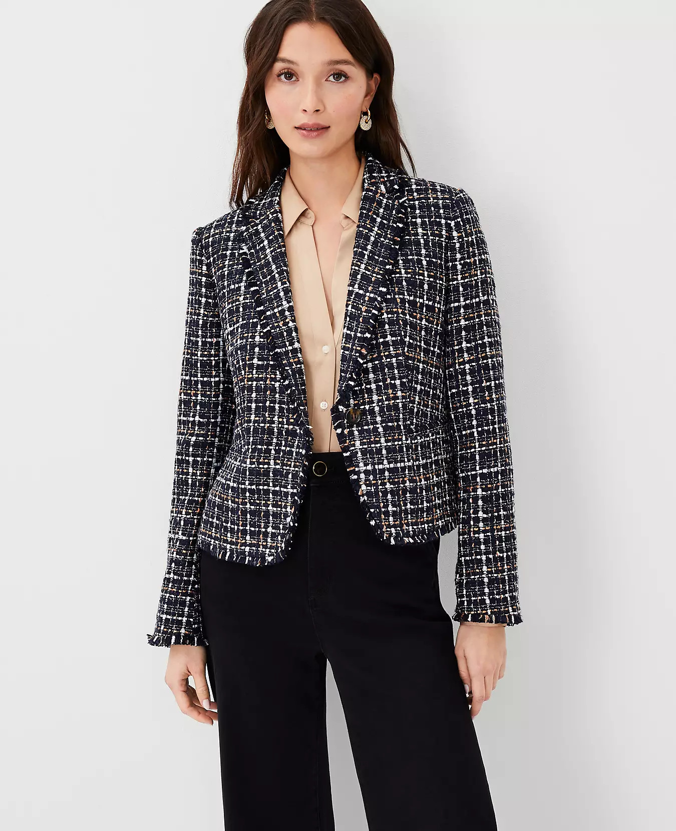 The Newbury Blazer in Tweed | Ann Taylor (US)