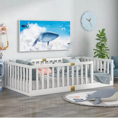 Twin Solid Wood Platforms Bed by Sapphome | Wayfair North America