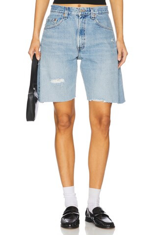 aligrace Long Barrel Short in Light Medium from Revolve.com | Revolve Clothing (Global)