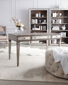 Nathan Eglomise Writing Desk | Horchow