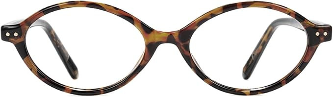 TIJN Olisa Blue Light Blocking Glasses for Women Men,Oval Glasses Frame Bluelight Glasses for Gam... | Amazon (US)