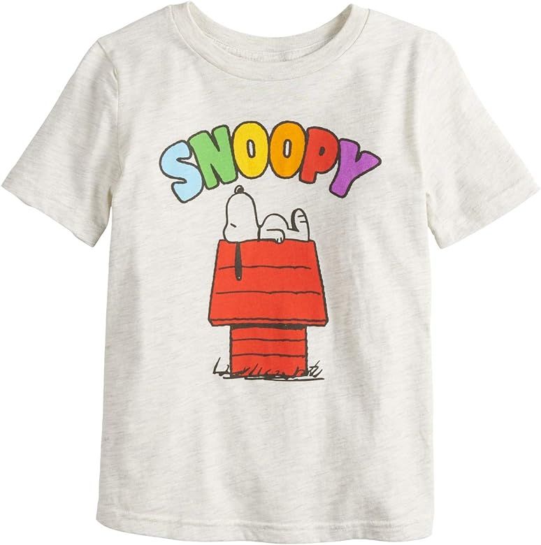 Little Boys' 4-12 Rainbow Snoopy Tee | Amazon (US)