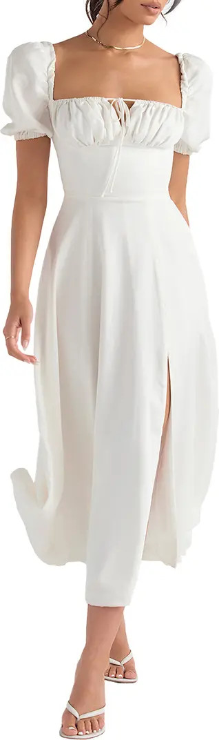 Tallulah Puff Sleeve Midi Dress | Nordstrom